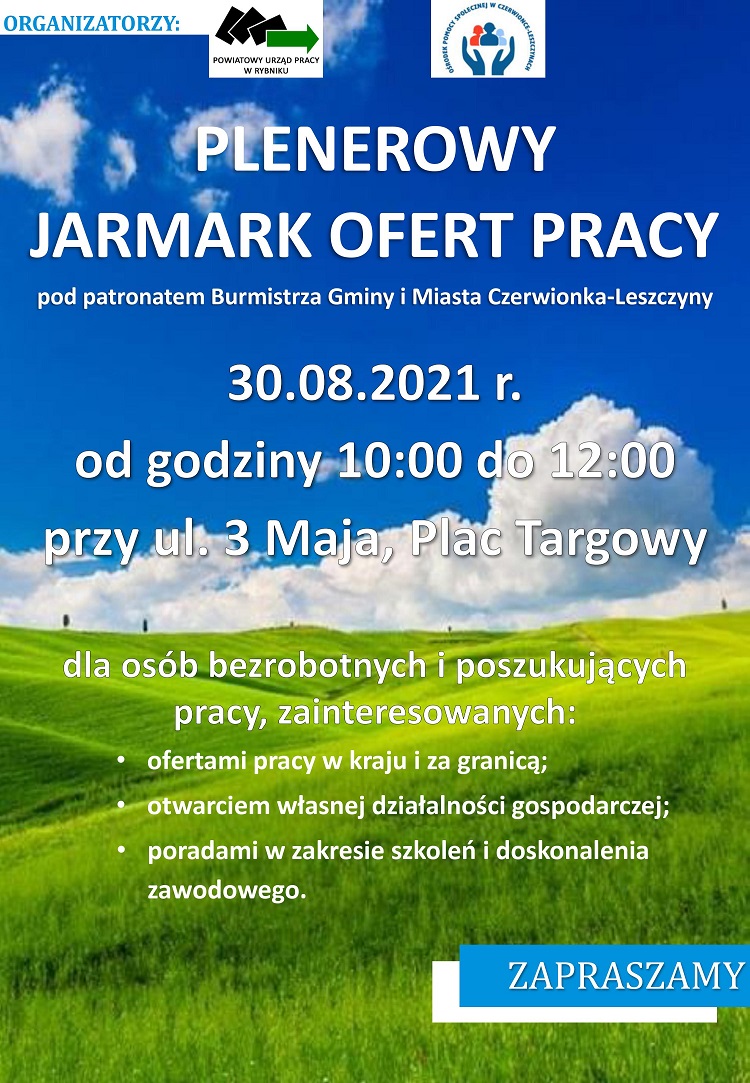 Powiatowy Jarmark Ofert Pracy - plakat