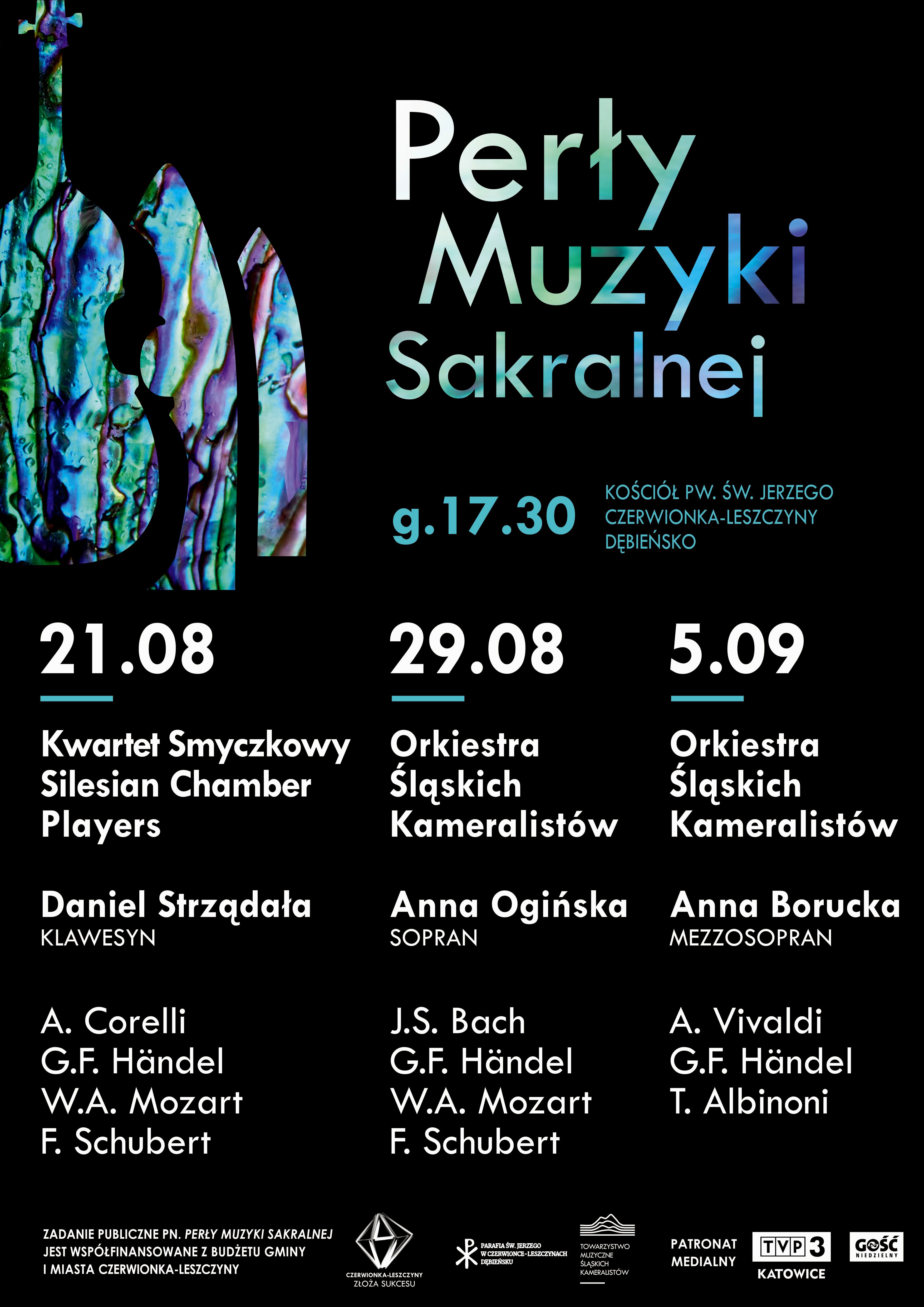 Plakat - koncert Perły Muzyki Sakralnej