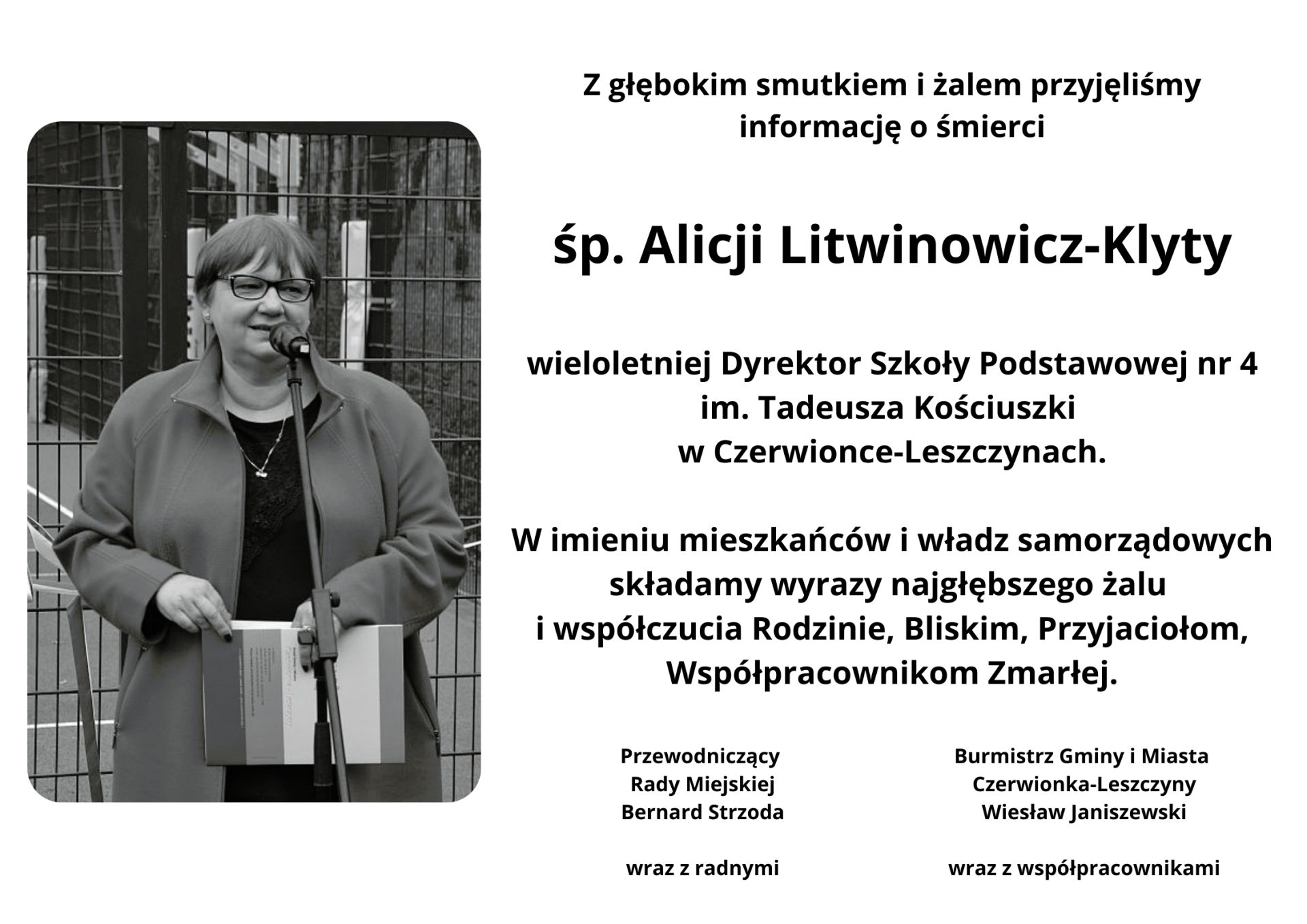 Żegnamy Alicję Litwinowicz-Klytę