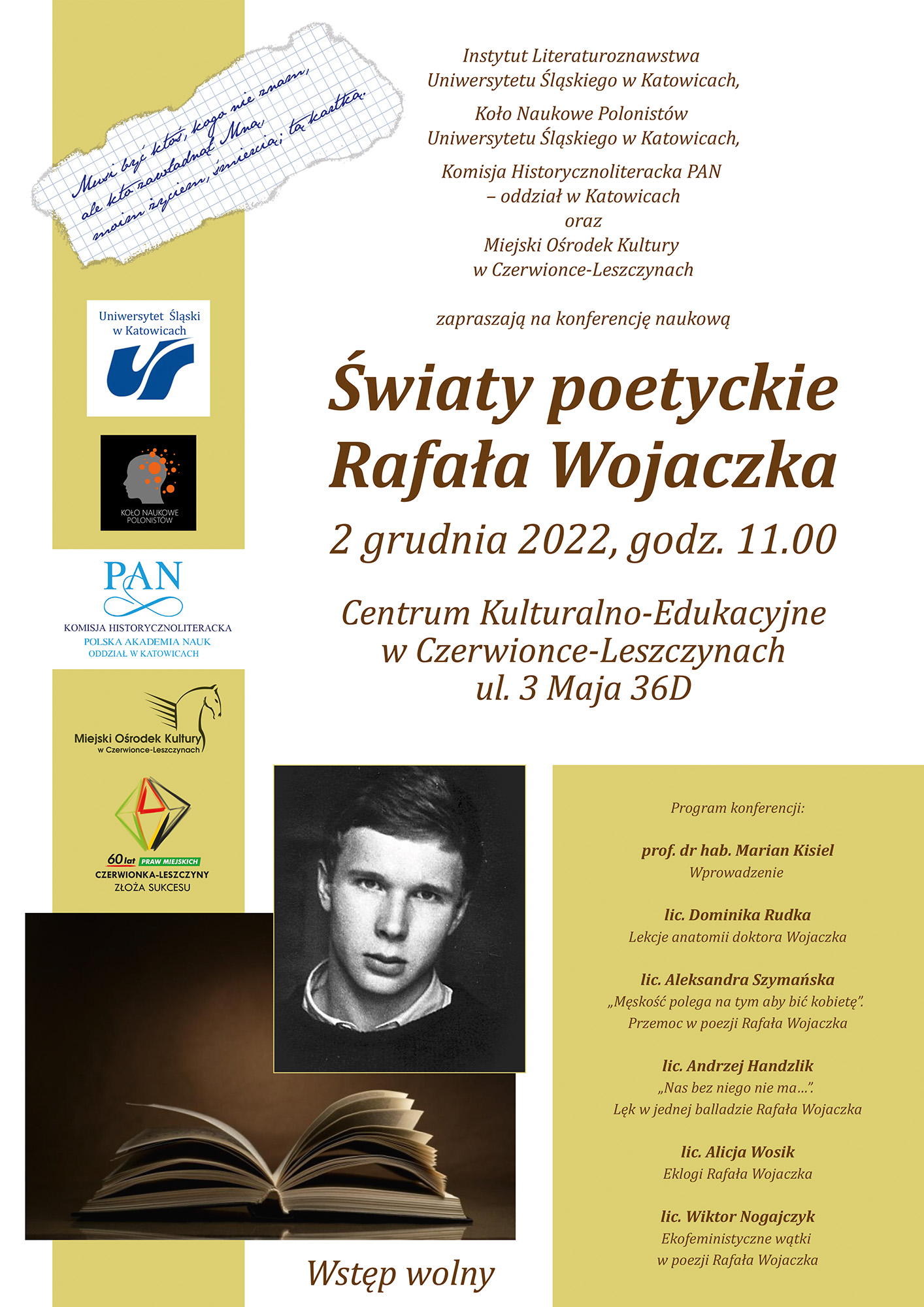 Światy poetyckie Rafała Wojaczka