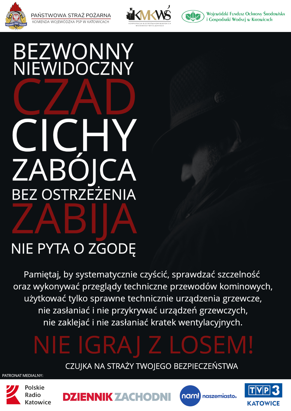 Nie igraj z losem - plakat kampanii, źródło: gov.pl