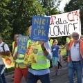 Nie dla CPK. Protest w Stanowicach (1)