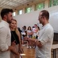 Jakub Kucner i Karolin Zagozdon odwiedzają kolejne szkoły